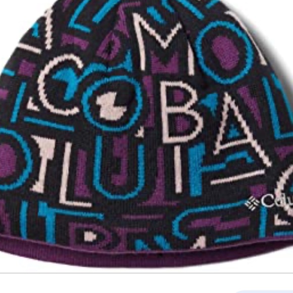 COLUMBIA LARGE/X LARGE REVERSIBLE YOUTH BEANIE NEW - Picture 1 of 7